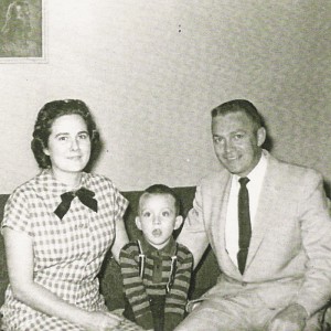 Mary, Steve and Paul Jenkins. Probably before 1961. 