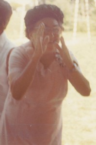 my grandmother, Dorothy Jenkins. This was taken at my first wedding in 1970.