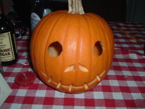 Eileen's Jackolantern. Pretty cool. 