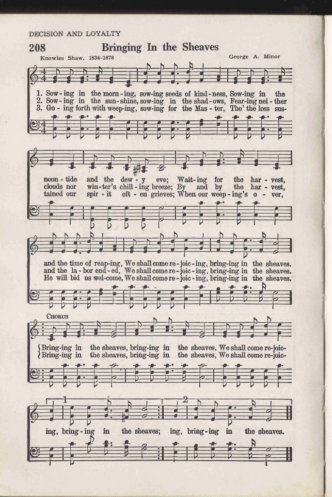 This is a hymn I used to play. For some reason I would turn it into a jerky weird boogie woogie (also an American musical genre).