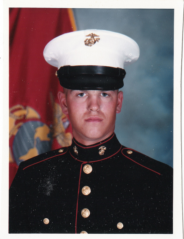 Then there's the Jenkins who served in the marines. My beloved son, David.