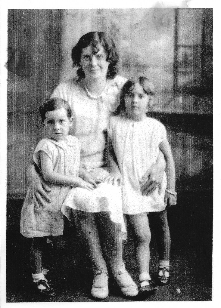 My Mom on the left; her mother, Thelma in the center; and big sister, Eloise on the right